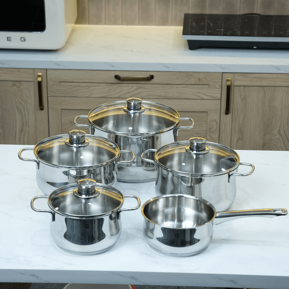 Bộ nồi WMF Diadem Plus 5 món kèm quánh