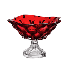 Chân bồng pha lê Bohemia Samba 30,5cm nhiều màu