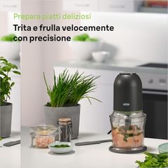 Máy xay thịt đa năng BRAUN CH3011BK