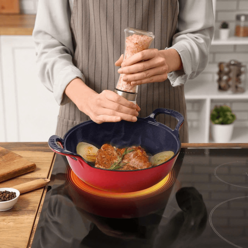 Nồi gang nắp kính 25cm GKÖCH EW-04B