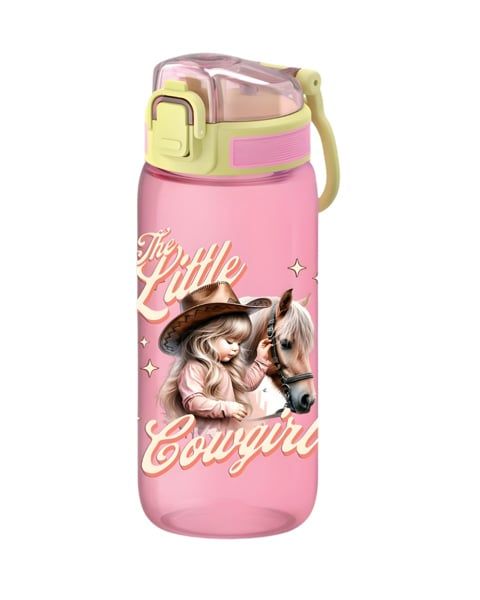 Bình nước trẻ em Tritan cao cấp Renga Rybo-X 530ml - 912064 màu hồng