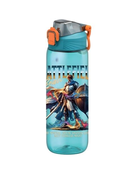 Bình nước trẻ em Tritan cao cấp Renga Wave 630ml - 912167 màu xanh lam