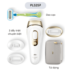 Máy triệt lông BRAUN Silk-expert Pro 5 3 đầu triệt
