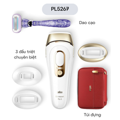 Máy triệt lông BRAUN Silk-expert Pro 5 3 đầu triệt