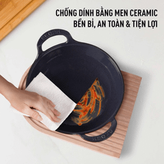 Nồi gang nắp kính 25cm GKÖCH EW-04B