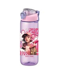 Bình nước trẻ em Tritan cao cấp Renga Wave 630ml - 912167 màu hồng
