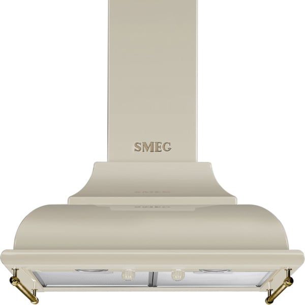 Máy hút mùi treo tường Smeg Cortina KC16POE 60cm màu kem