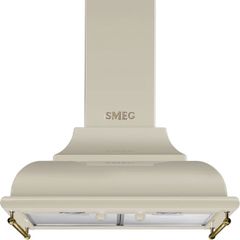 Máy hút mùi treo tường Smeg Cortina KC16POE 60cm màu kem