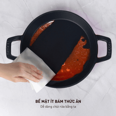 Nồi gang tay vuông 24cm GKÖCH EFP - 08B