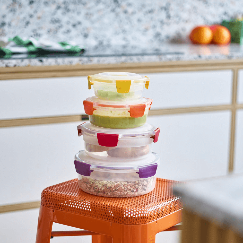 Bộ 8 Hộp Tròn & Vuông Joseph Joseph 1000013