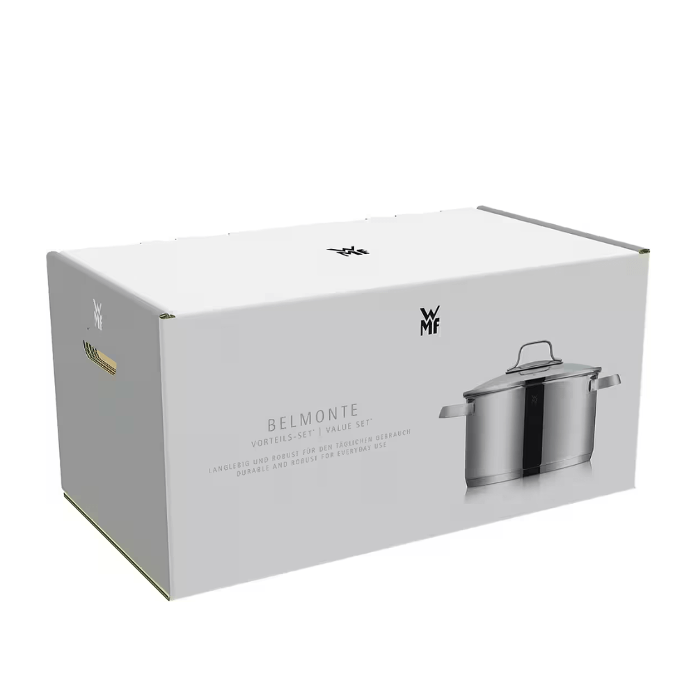Bộ nồi WMF Belmonte 5 món kèm quánh vung kính