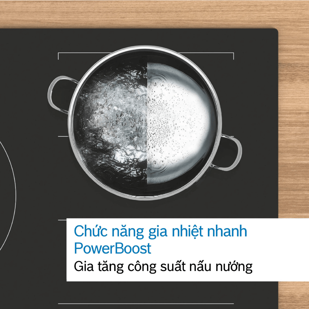 Bếp từ đôi BOSCH PPI82566VN serie 8 2 vùng nấu
