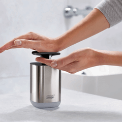 Bình bơm xà phòng Joseph Joseph Presto màu xám/inox