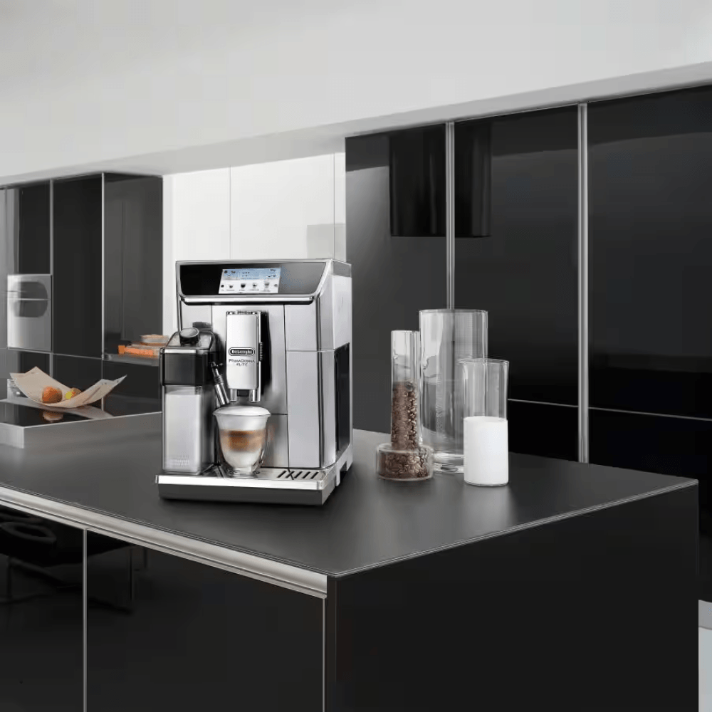 Máy pha cà phê tự động De'Longhi PrimaDonna Elite ECAM 656.75.MS màu bạc