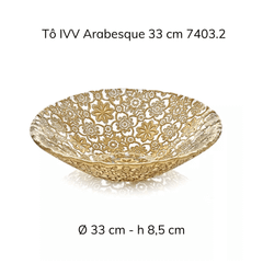 Tô Arabesque Gold Leaf nhiều kích cỡ