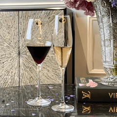 Set 6 ly champagne Loxia 210ml Crystal Bohemia