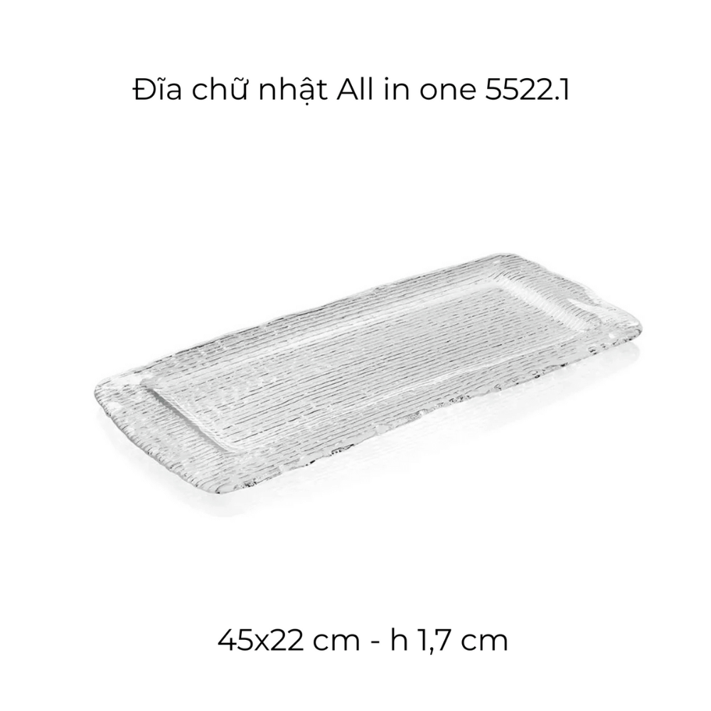 Đĩa chữ nhật IVV All in one