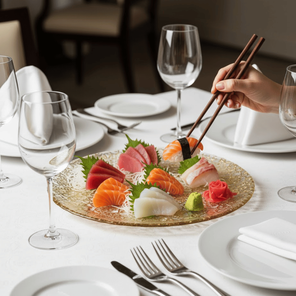 Đĩa Arabesque Gold Leaf 37cm IVV 7401.3