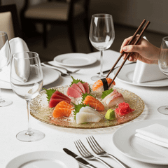 Đĩa Arabesque Gold Leaf 37cm IVV 7401.3