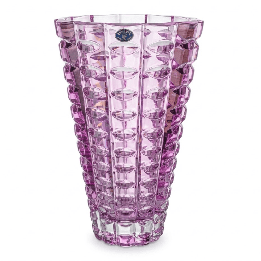 Lọ hoa Millenium 26cm Crystal Bohemia nhiều màu