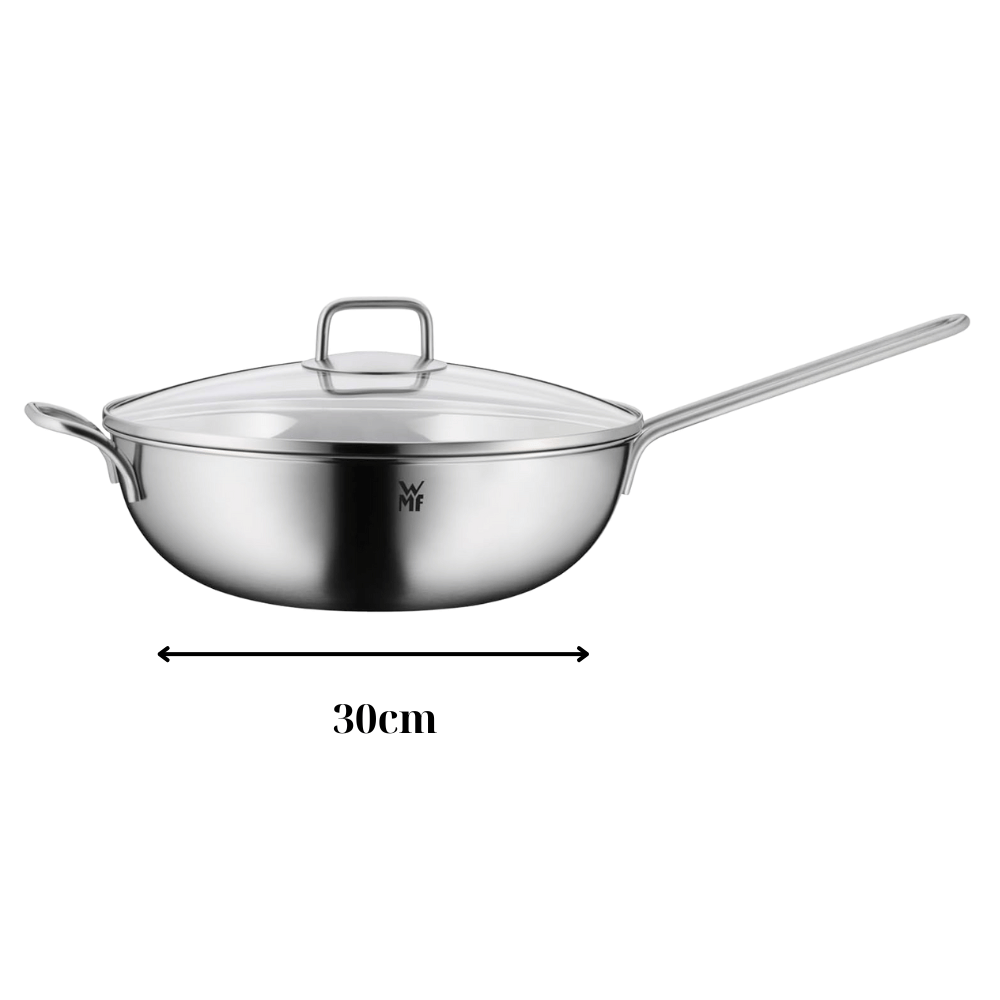 Chảo sâu lòng WMF Wok 30cm 5,5L có tay cầm