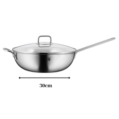 Chảo sâu lòng WMF Wok 30cm 5,5L có tay cầm