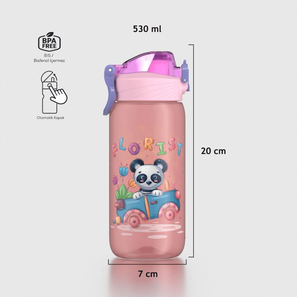 Bình nước trẻ em Tritan cao cấp Renga Wave 530ml - 912168 nhiều màu