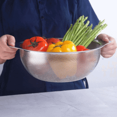Bộ 3 rổ inox có tay cầm 16-20-24cm GKÖCH MYDH0305