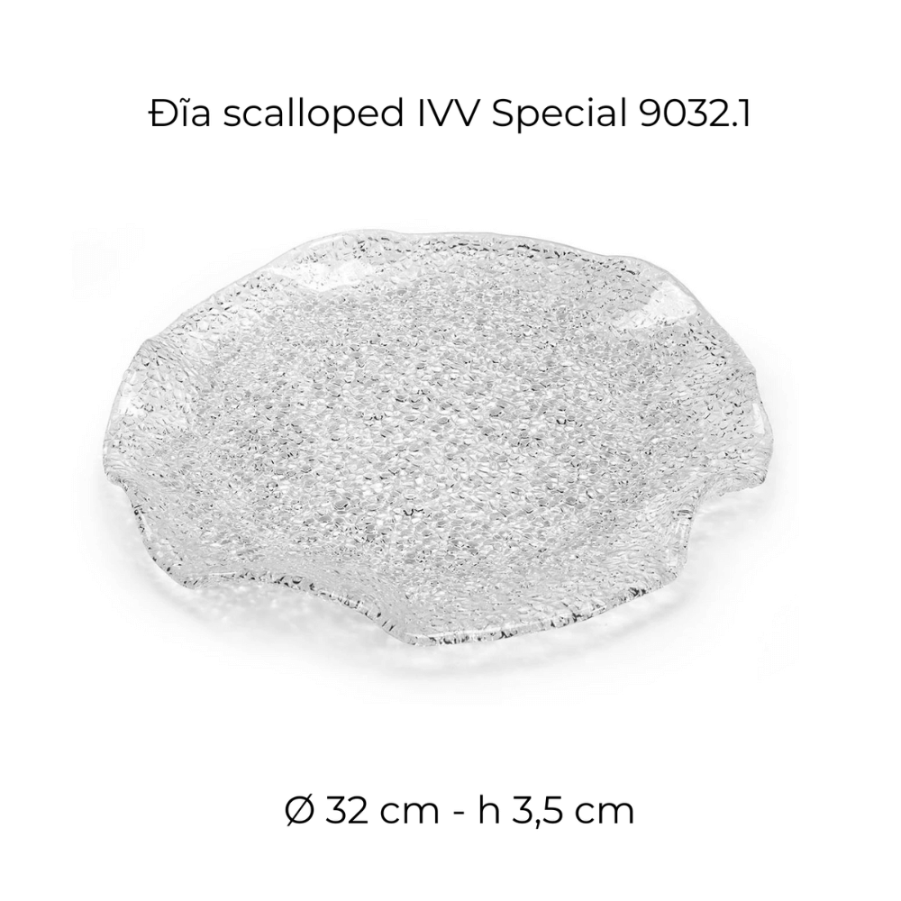 Đĩa scalloped IVV Special nhiều màu, nhiều kích cỡ