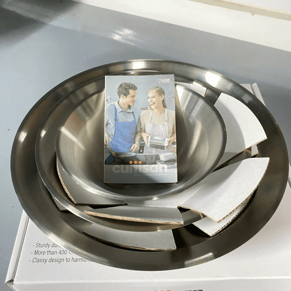 Bộ 3 Dĩa Sâu Tròn Inox Cao Cấp Cuitisan EC11-043S3