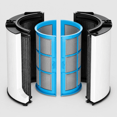 Quạt không cánh 3in1 DYSON 3in1 Purifier HP12 quạt nóng lạnh kèm lọc không khí màu xám niken
