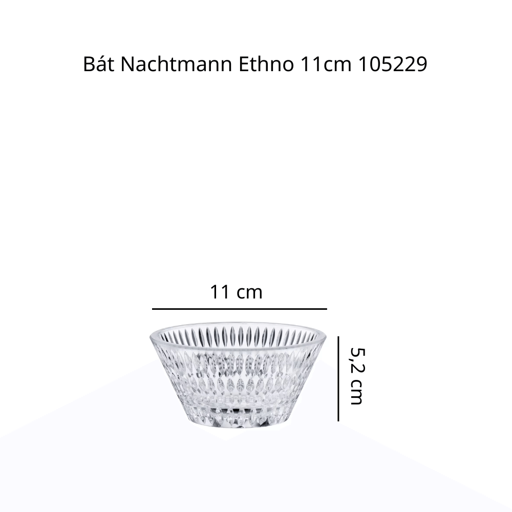 Bát pha lê Nachtmann Ethno 11cm/16,5cm/27cm