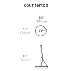 Dụng cụ để giấy nhà bếp Simplehuman