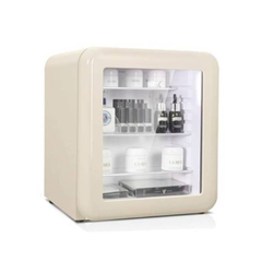 Tủ lạnh mini HCK 48L đựng mỹ phẩm và đồ uống có mặt kính