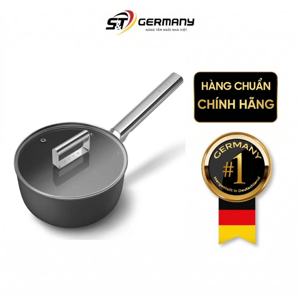 Quánh chống dính SMEG SPF2012 có nắp 20cm nhiều màu