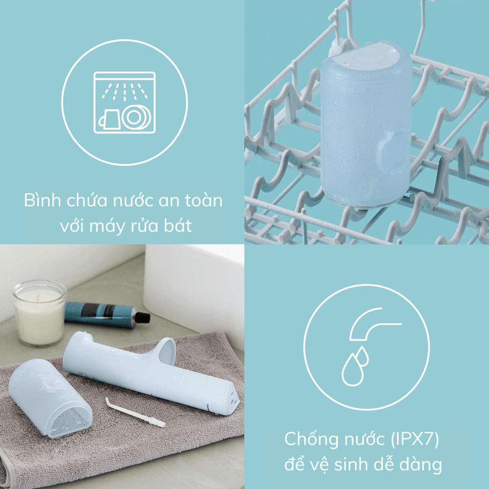 Tăm nước không dây Panasonic EW-DJ27-A303 màu trắng