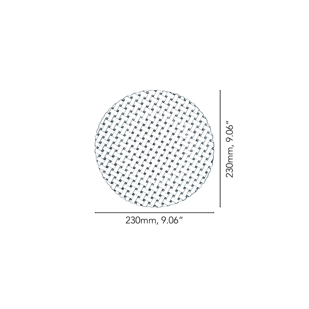 Set đĩa pha lê tròn phẳng Nachtmann Bossa Nova 23/32 cm