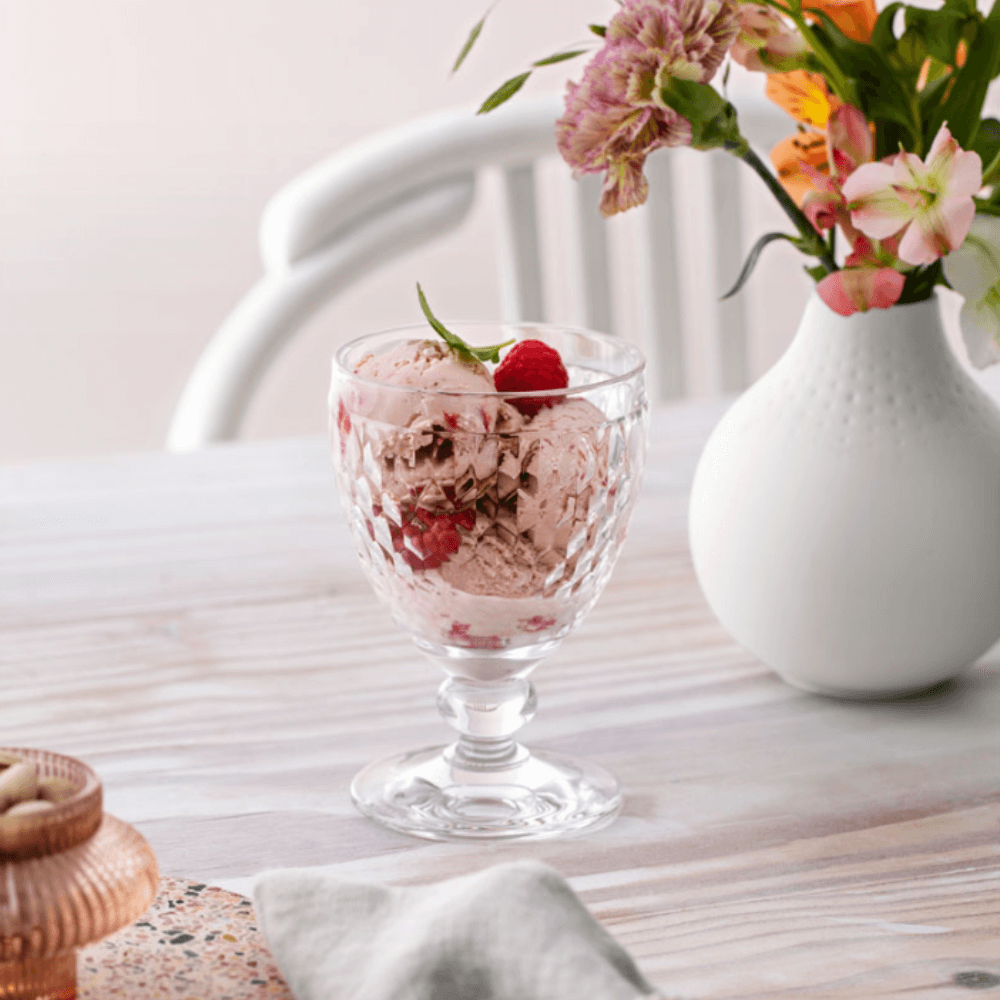 Set 4 ly pha lê VILLEROY BOCH Boston 400ml, nhiều màu