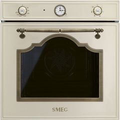 Lò nướng âm tủ Smeg Cortina SF67C1PO 60cm 70L màu kem