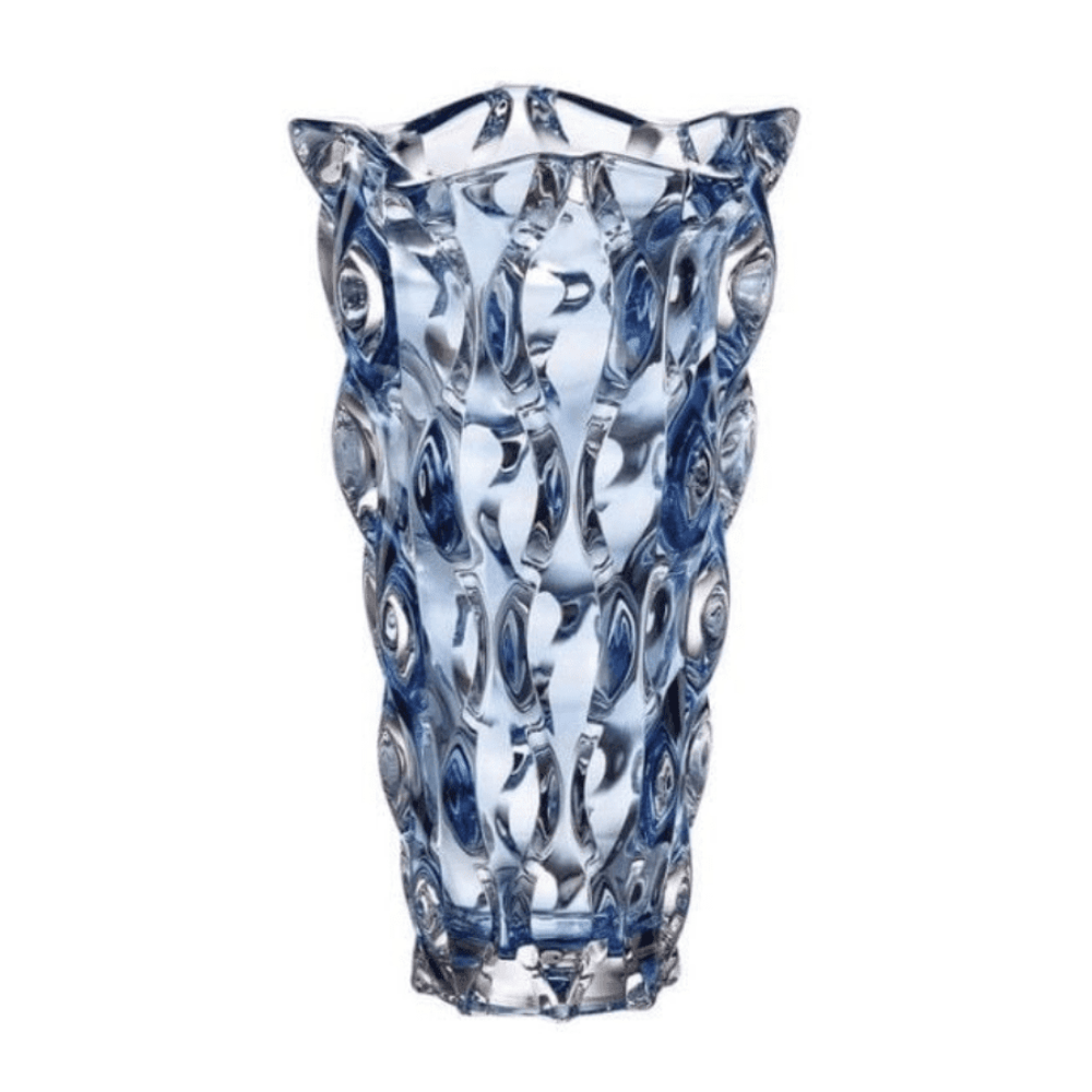 Bình hoa pha lê Bohemia Samba 30,5 cm nhiều màu