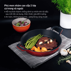 Nồi gang tay vuông 24cm GKÖCH EFP - 08B