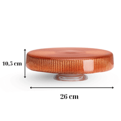 Chân bồng Scallopped 26 cm IVV Noel, nhiều màu