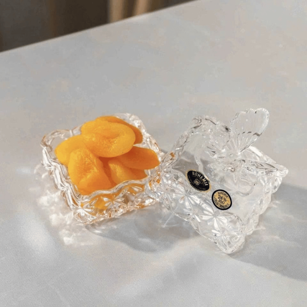 Thố Butterfly Crystal Bohemia nhiều kích cỡ