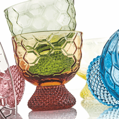 Set 6 cốc kem Vintage Assorted Colors 390ml IVV 7771.1