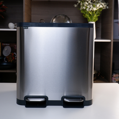 Thùng rác ELPHECO đạp chân đôi dung tích 40L/50L, hai thùng rác rời