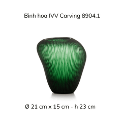 Bình hoa IVV Carving Stain 23/24/36 cm nhiều màu