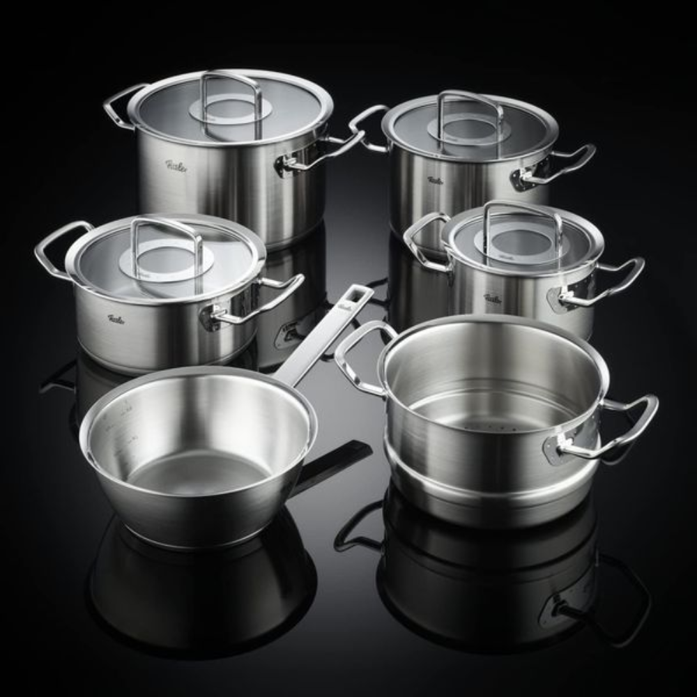 Bộ nồi Fissler Profi set 6 món kèm xửng hấp made in Germany