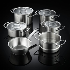 Bộ nồi Fissler Profi set 6 món kèm xửng hấp made in Germany