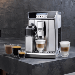 Máy pha cà phê tự động De'Longhi PrimaDonna Elite ECAM 656.75.MS màu bạc
