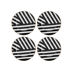 Đồ dùng bàn ăn Mikasa Luxe Deco nhiều món, chất liệu sứ xương